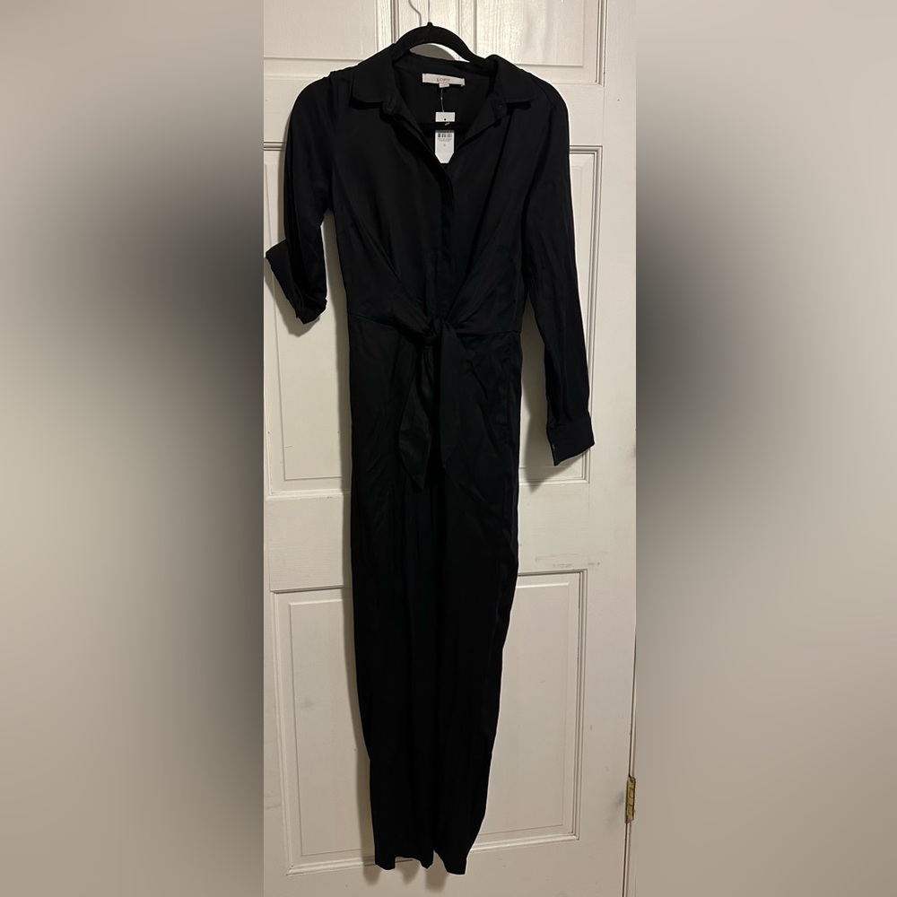 Loft Black Jumpsuit